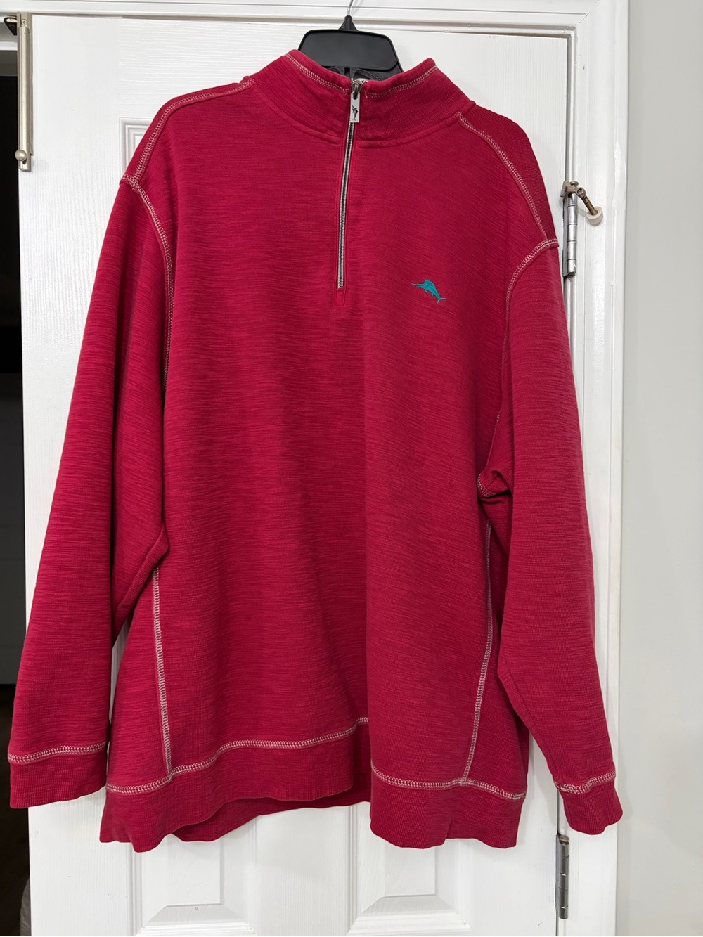 Tommy Bahama Tobago Bay 1/4 Zip Pullover Sweater Mens 3XLB